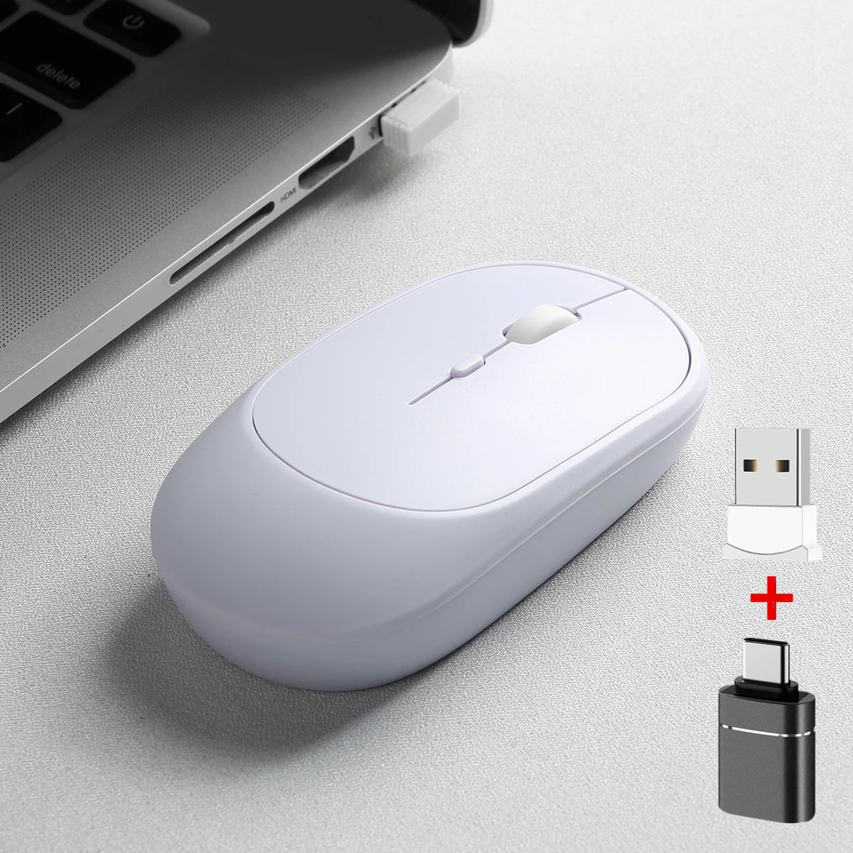 2.4Gh Wireless Gaming Mouse Dual Modes Bluetooth Ultra-Low Power Consumption,Compatible With PC Mac Computers Laptops