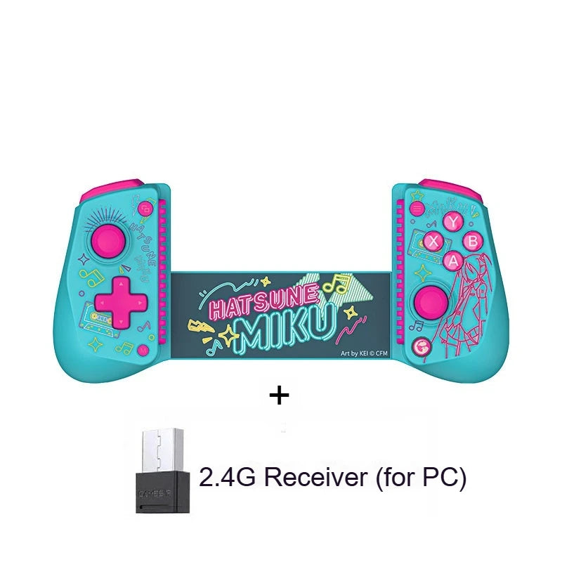 NEW GameSir X5S Wireless Bluetooth Gaming Controller MIKU Co branded Custom Version For Switch 2 Android IOS Tablet Gamepad