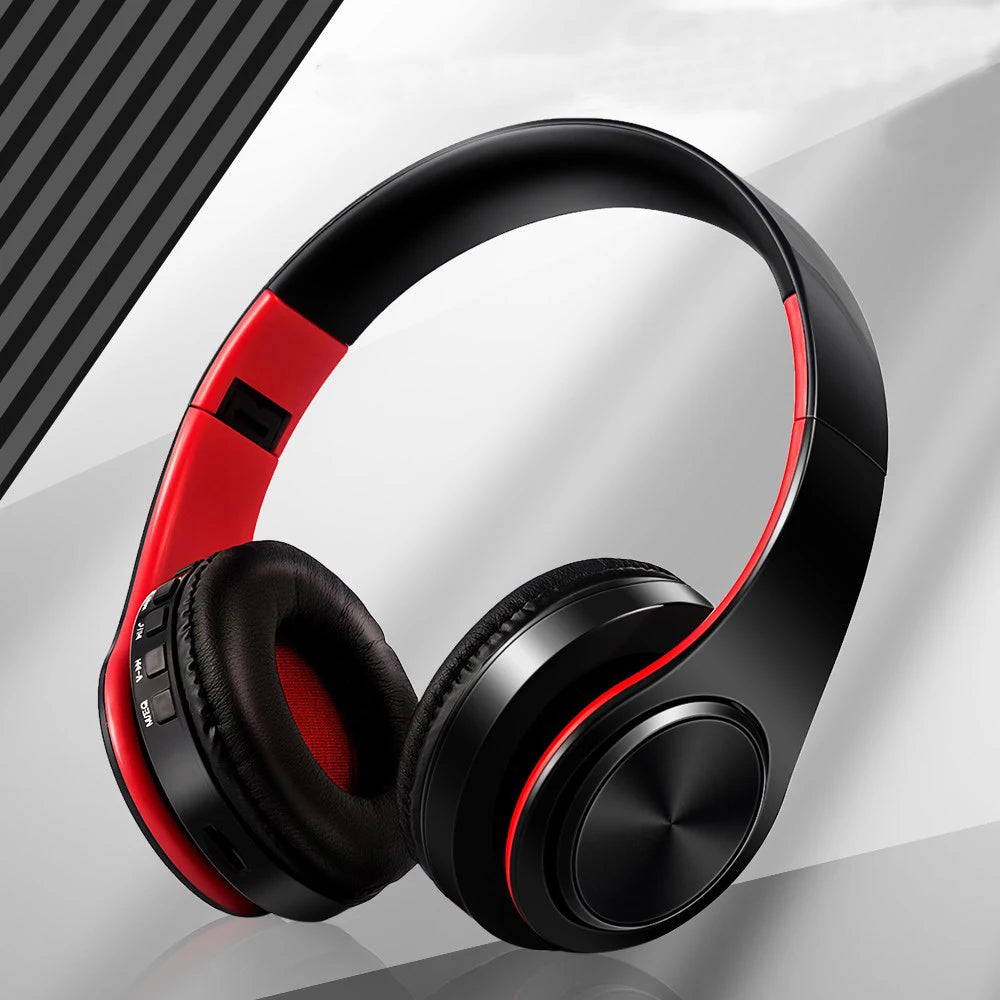2026 Wireless Bluetooth Stereo Headset Upgrading Sports Overhead Earphone with Mic for Smart Phone TV PC Tablet - Music