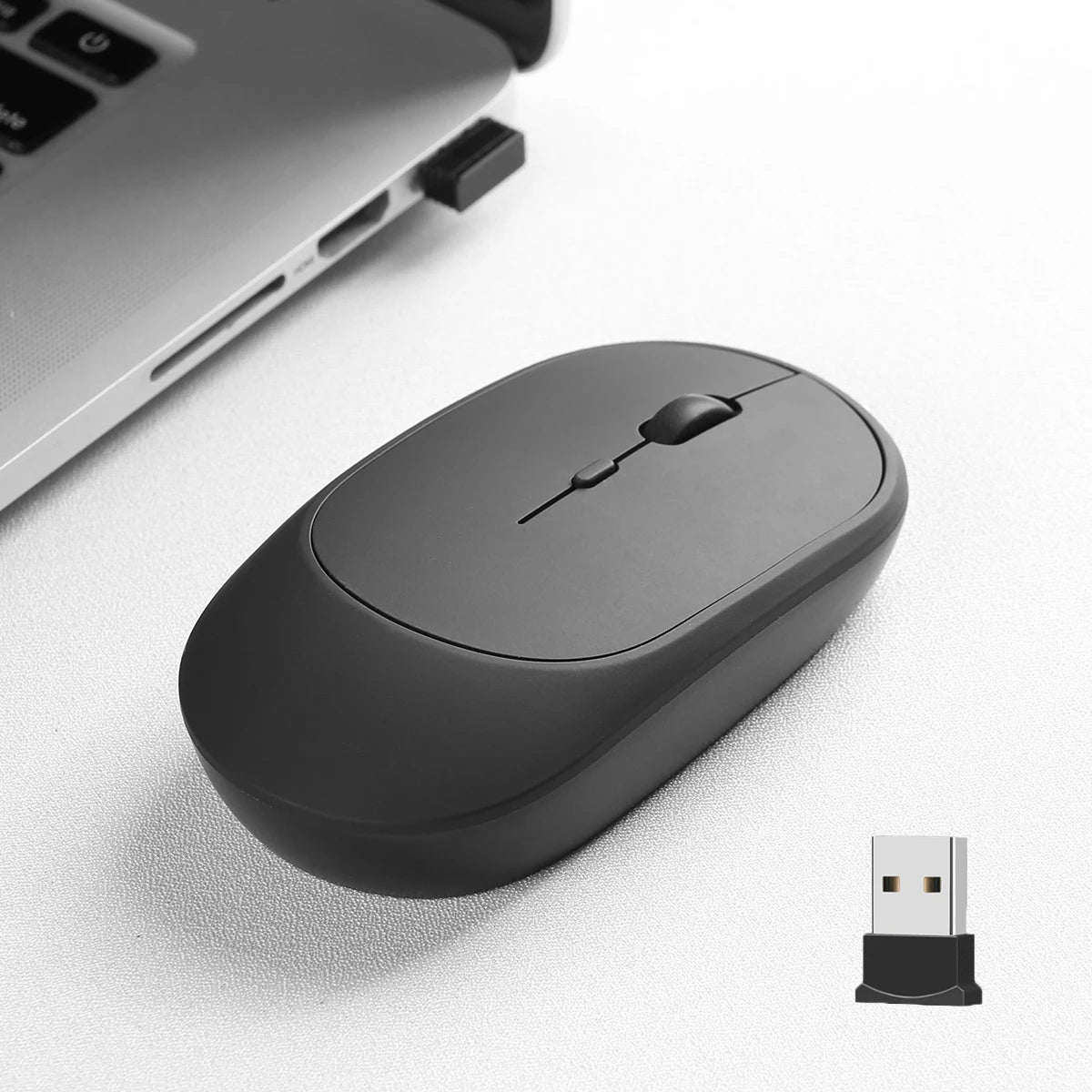 2.4Gh Wireless Gaming Mouse Dual Modes Bluetooth Ultra-Low Power Consumption,Compatible With PC Mac Computers Laptops