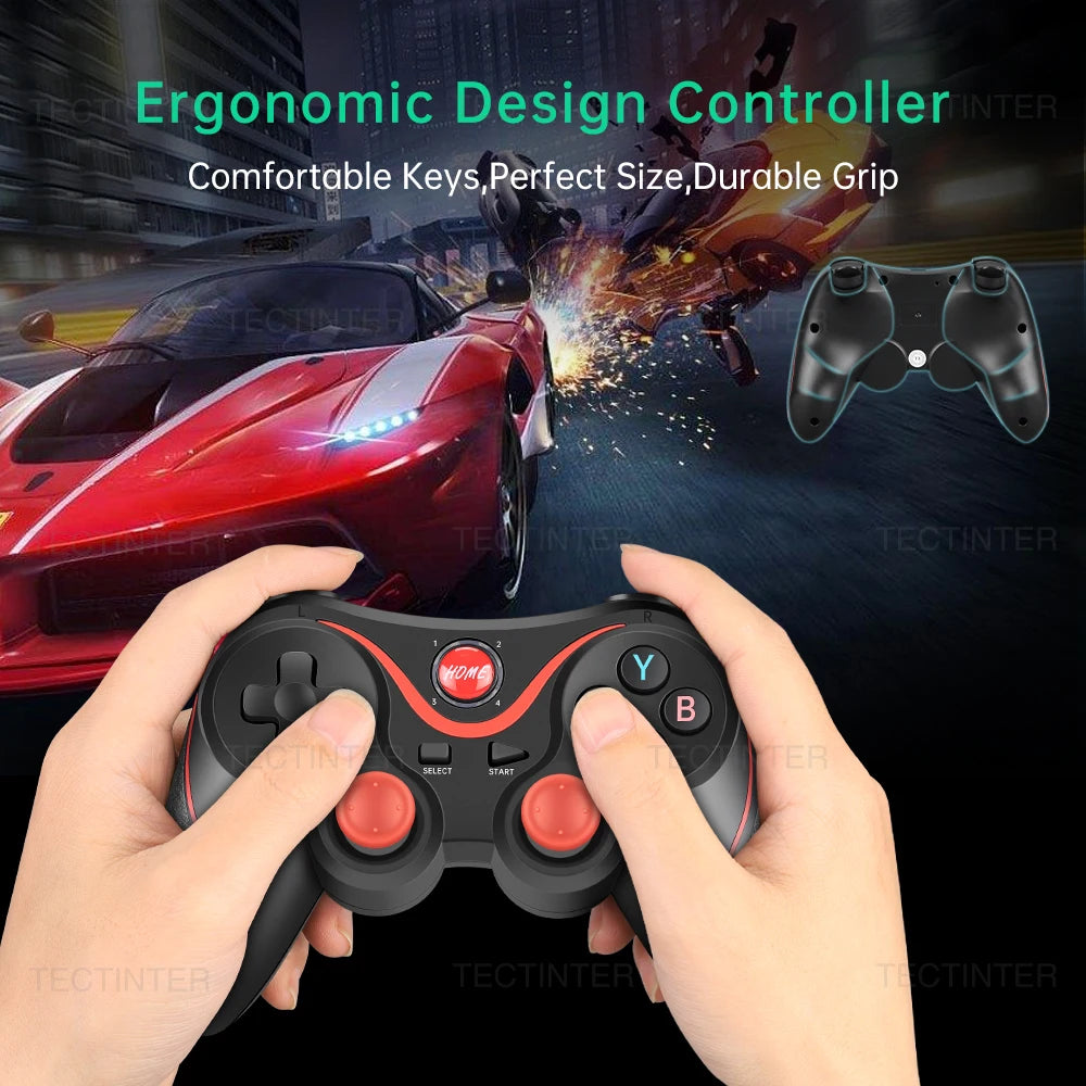 Terios 2.4G Wireless Bluetooth Controller for Nintendo Switch/PS3/PS4 Console PC Joystick Controle Gamepad for Android Phone
