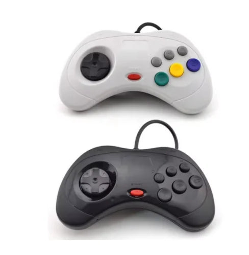 For Sega Saturn Controller Wired For Saturn System Game Controller With USB Classic Gamepad