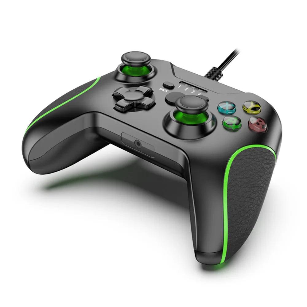 Drop Shipping USB Wired Gamepad for PC Controller Dual Motor Vibration for PC for Android Devices forPS3 Console for PC360