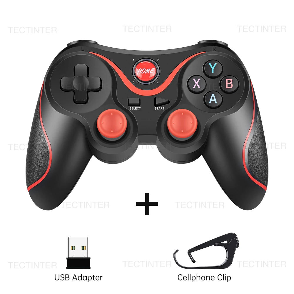 Terios 2.4G Wireless Bluetooth Controller for Nintendo Switch/PS3/PS4 Console PC Joystick Controle Gamepad for Android Phone