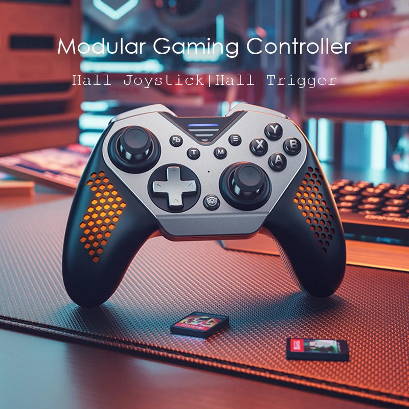 NYXI Flexi Modular Wireless Game Controller Dual Hall Gamepad for PC Android iOS Switch Black Myth Wukong Controller