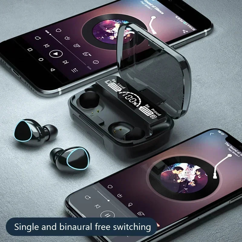 Headphones Bluetooth Wireless Earpods Sports Stereo Noise Canceling Headphone Microphone Speaker Caixa De Som Gamer