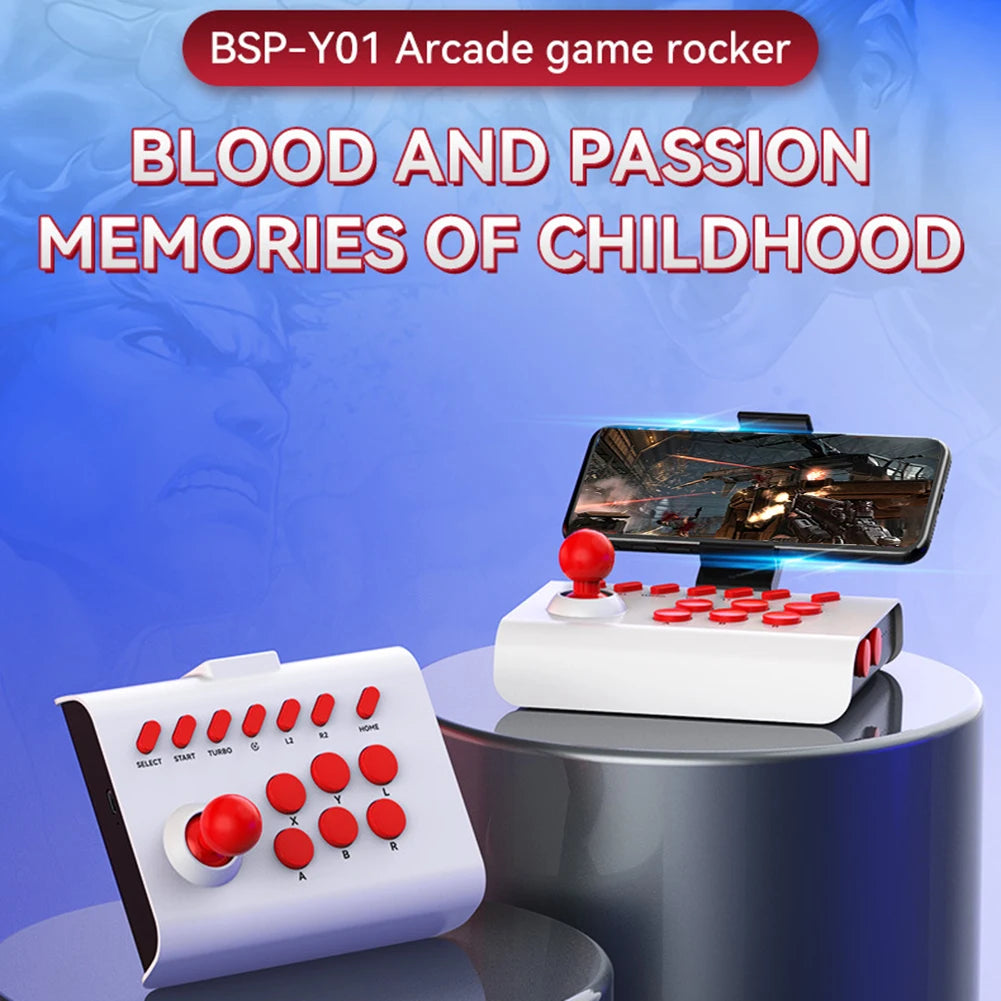 Wireless Bluetooth Wired Arcade Game Stick Joystick Controller For Nintendo Switch PS4 PS3 Ultimate Pandora Box PC Mobile Phone