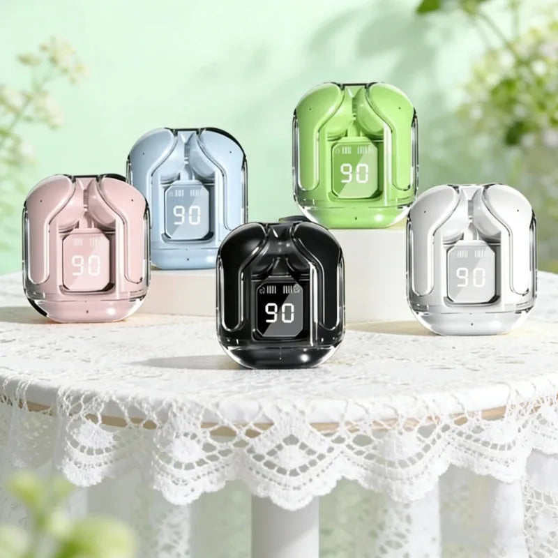 T2 Wireless Mini Earbuds LED Power Digital Display TWS Wireless Headset Stereo Bluetooth Headphones 5.3 tws