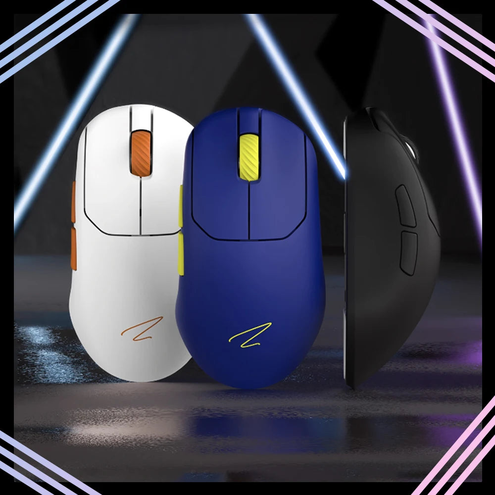 Zaopin ZPW Wireless Mouse Tri Mode PAW3395/3950 Sensor 30000 Dpi Optical Resolution 8K 47g Lightweight gaming mouse for pc gift