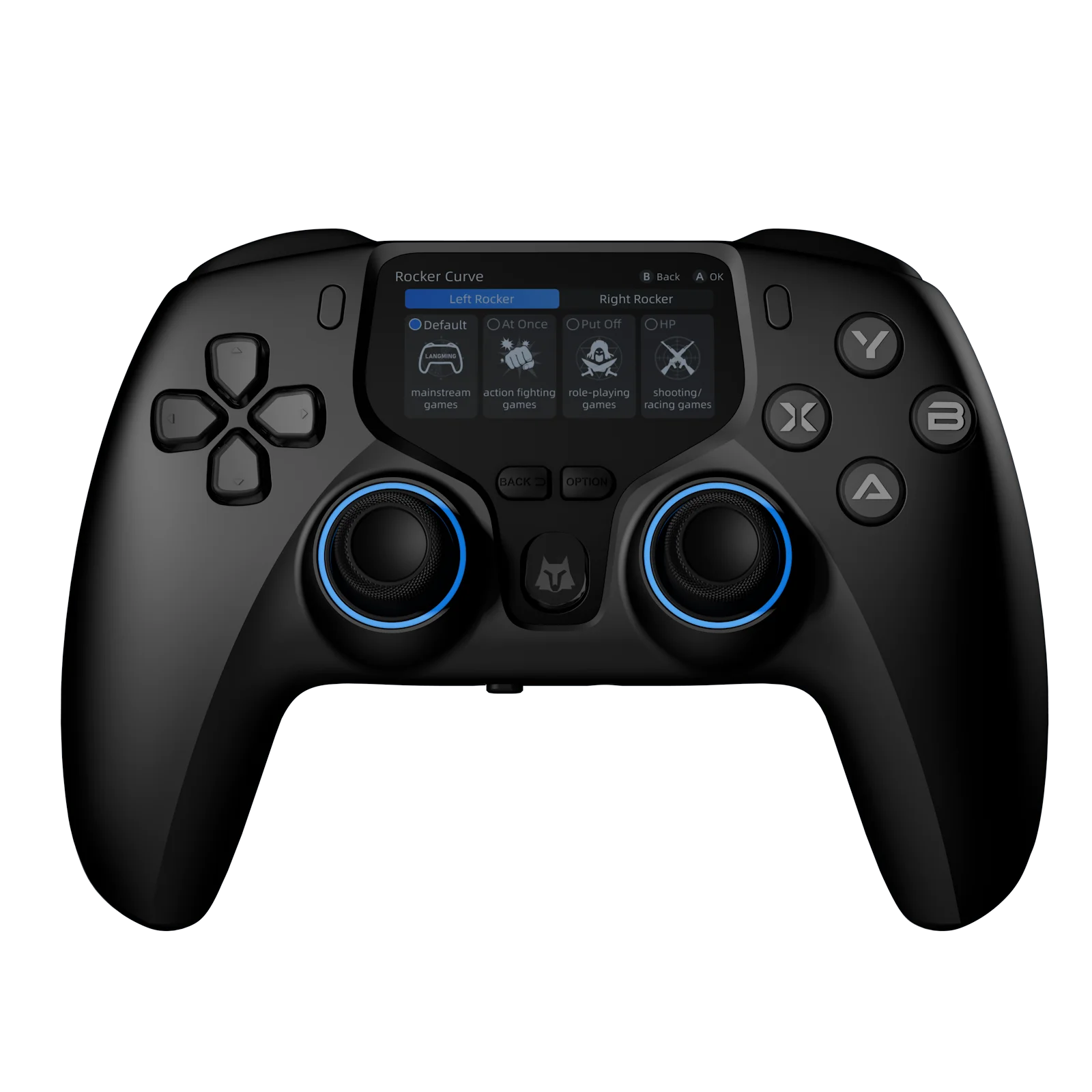 Hall Gaming Controller for PC/PS3/Switch/Android/iOS with Display, Hall Sticks/Triggers, Back Buttons, 5 Vib Levels, Full Calibr