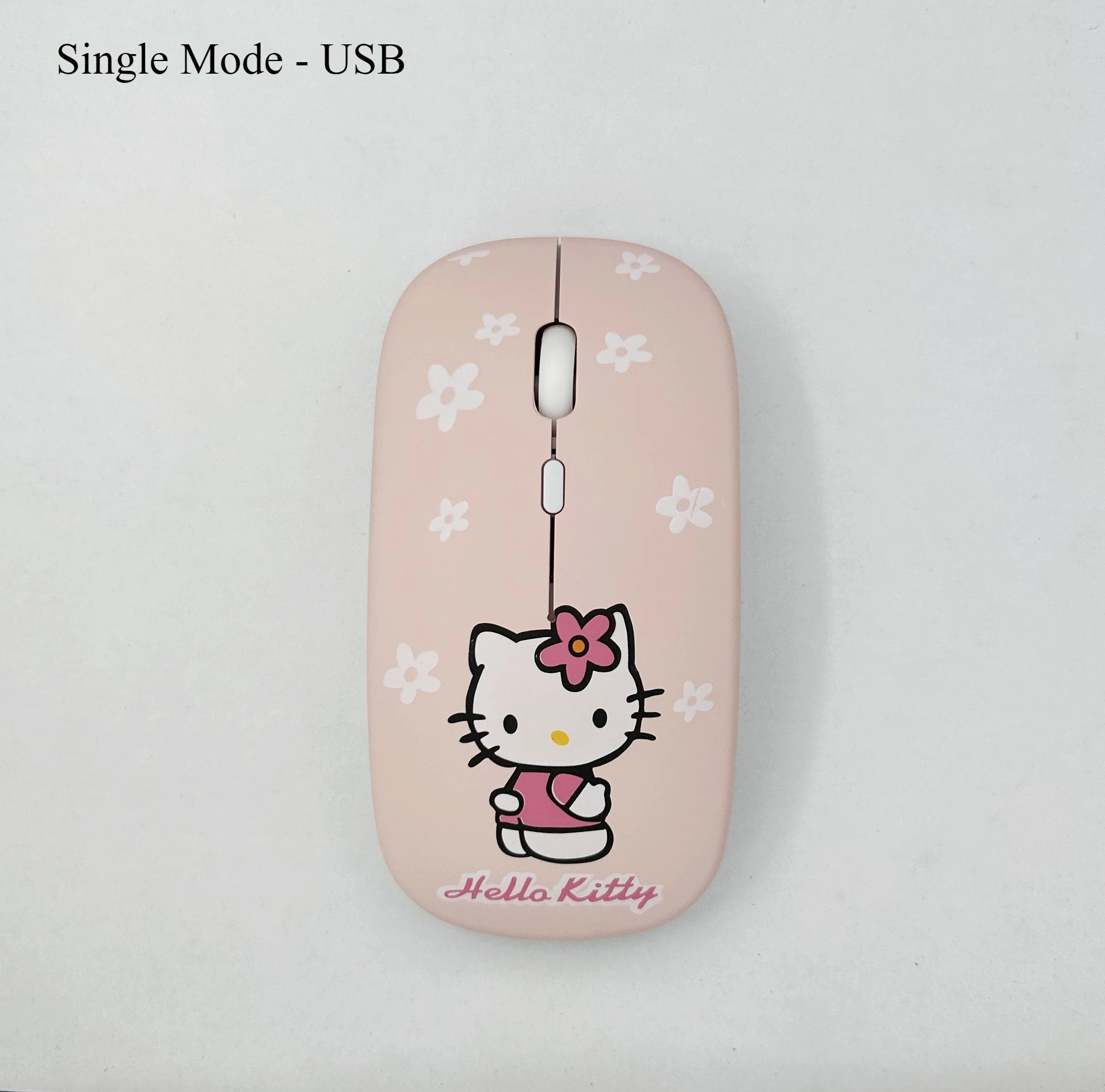 Cartoon Wireless Bluetooth Mouse Hello Kitty Rechargeable Mouse Mini Ultra-thin Portable Mouses Silent Mouse for Laptop Computer