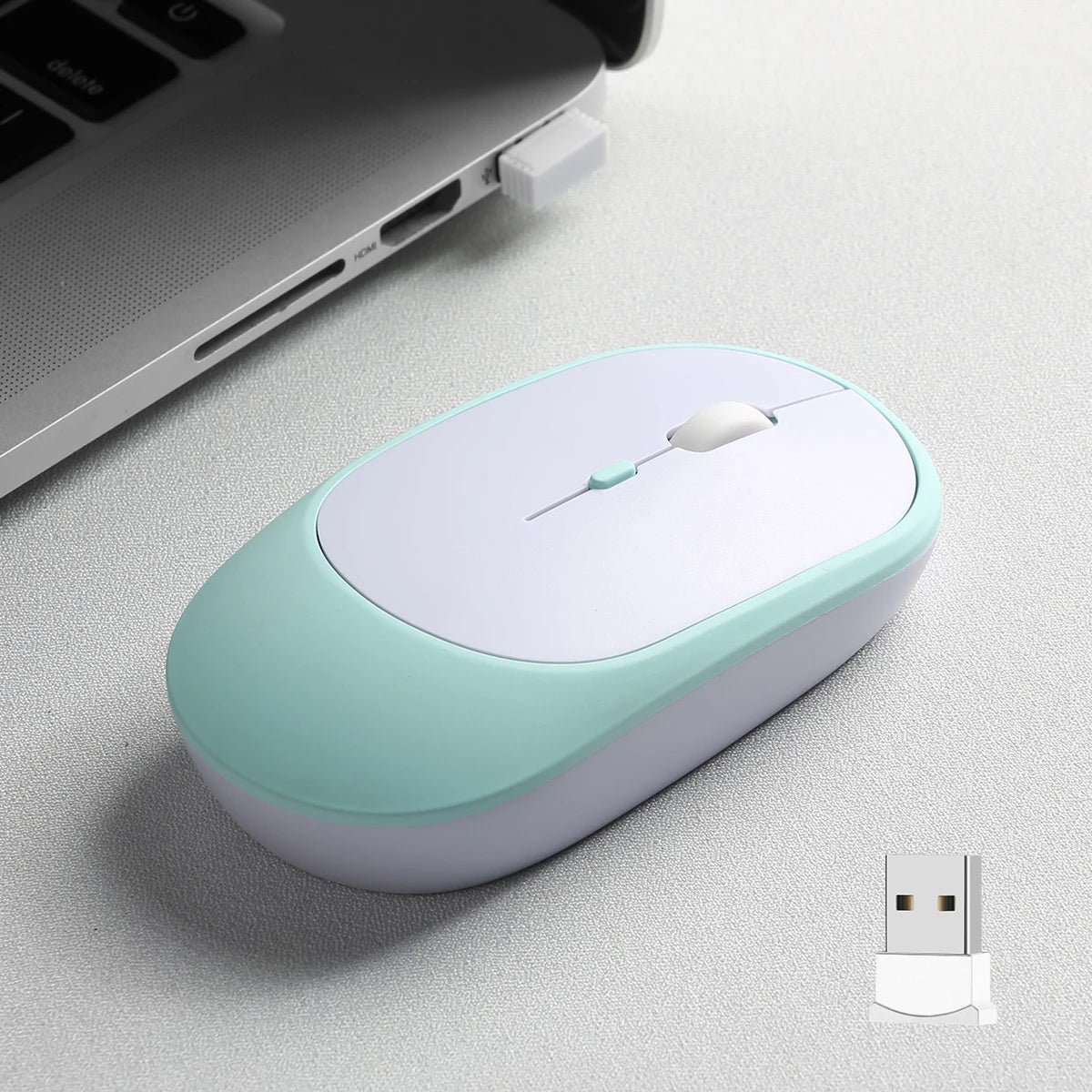 2.4Gh Wireless Gaming Mouse Dual Modes Bluetooth Ultra-Low Power Consumption,Compatible With PC Mac Computers Laptops