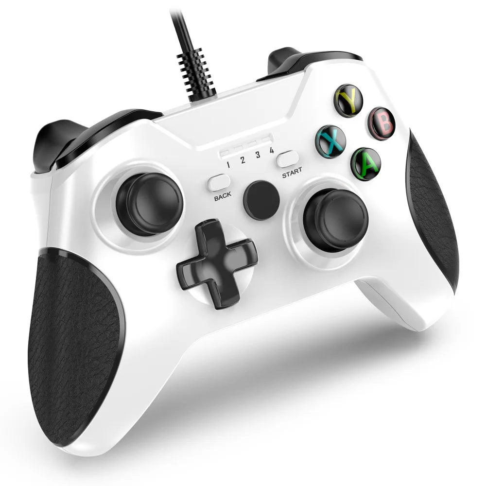 Drop Shipping USB Wired Gamepad for PC Controller Dual Motor Vibration for PC for Android Devices forPS3 Console for PC360