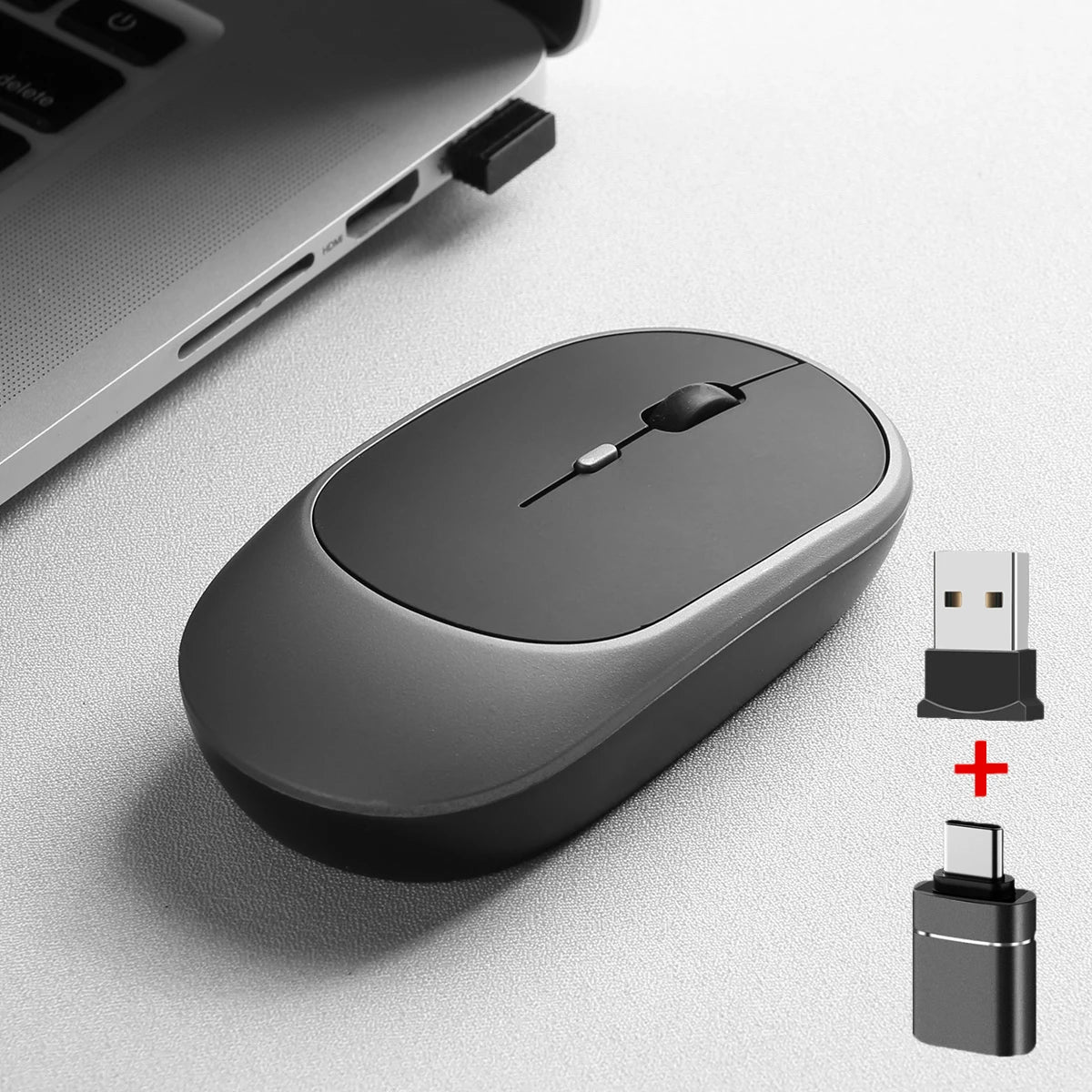 2.4Gh Wireless Gaming Mouse Dual Modes Bluetooth Ultra-Low Power Consumption,Compatible With PC Mac Computers Laptops