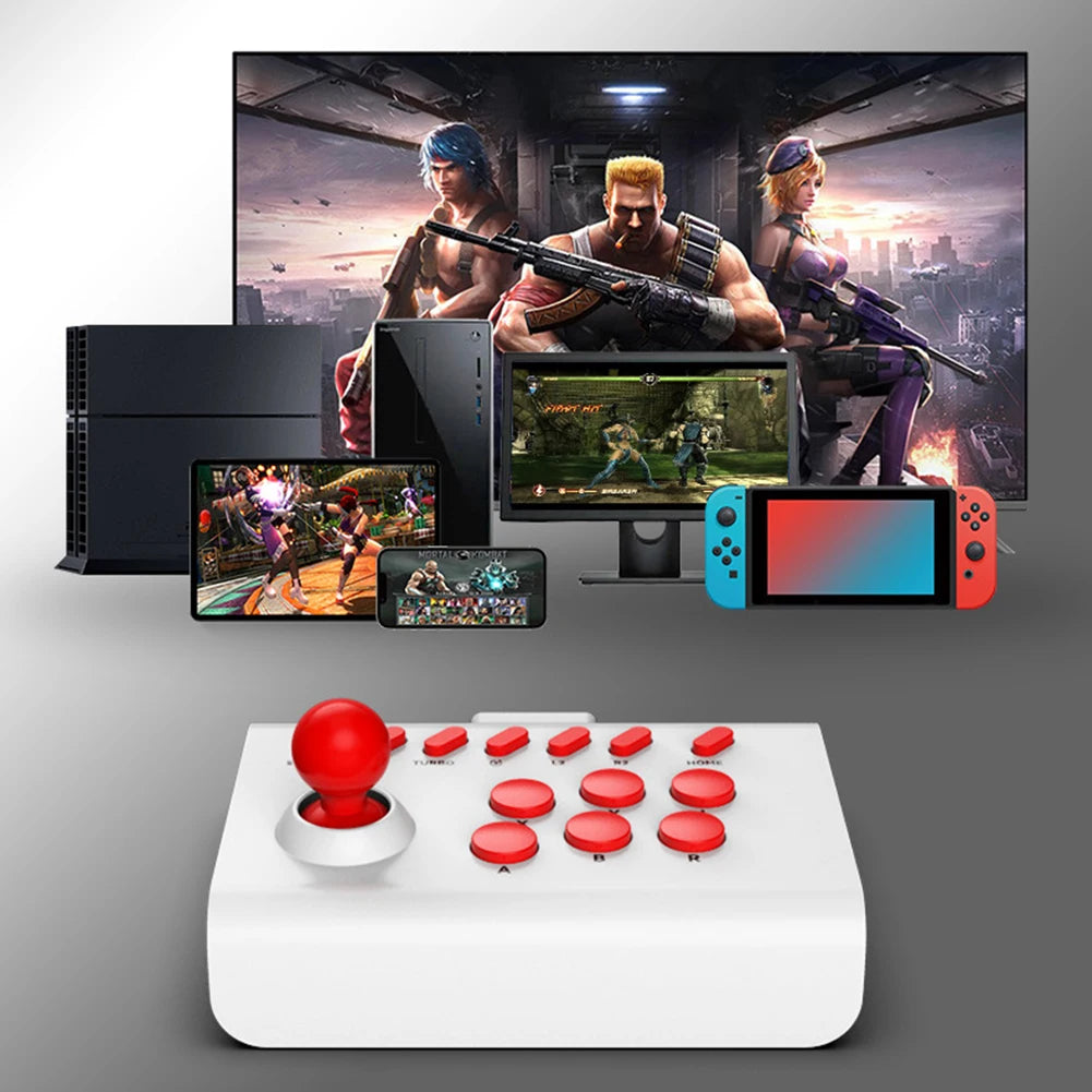 Wireless Bluetooth Wired Arcade Game Stick Joystick Controller For Nintendo Switch PS4 PS3 Ultimate Pandora Box PC Mobile Phone