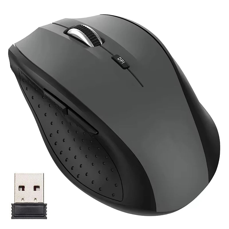 Wireless Mouse Silent Mouse 2.4G Portable Mobile Optical Office Mouse Adjustable 1600 DPI Levels For Notebook PC Laptops MacBook