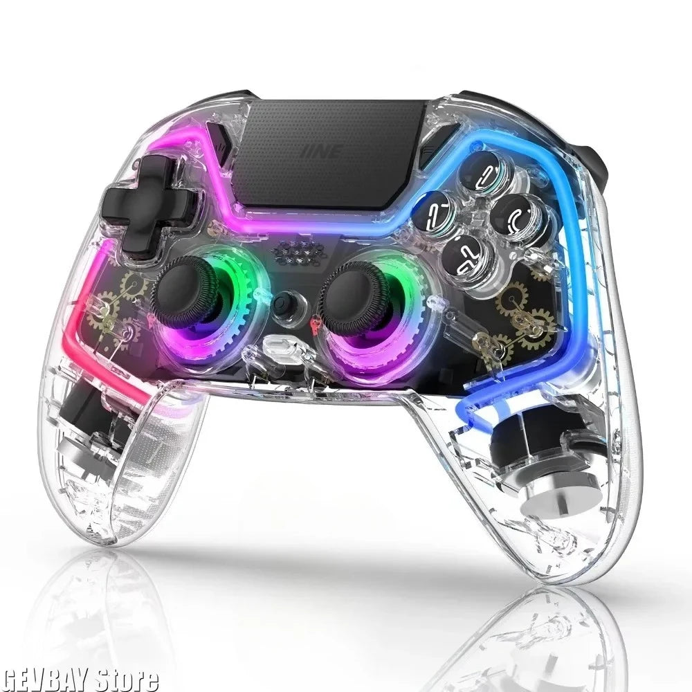 2025 IINE Bastet Wireless Controller Compatible with PS4/Switch/PC/Android/IOS Hall Effect Joystick & Trigger with Touch Pad