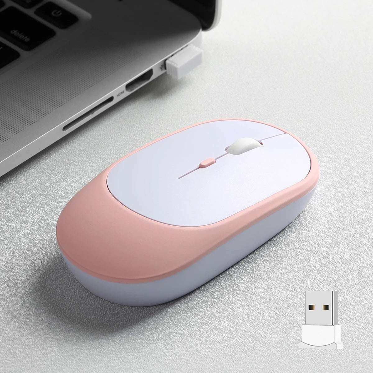 2.4Gh Wireless Gaming Mouse Dual Modes Bluetooth Ultra-Low Power Consumption,Compatible With PC Mac Computers Laptops