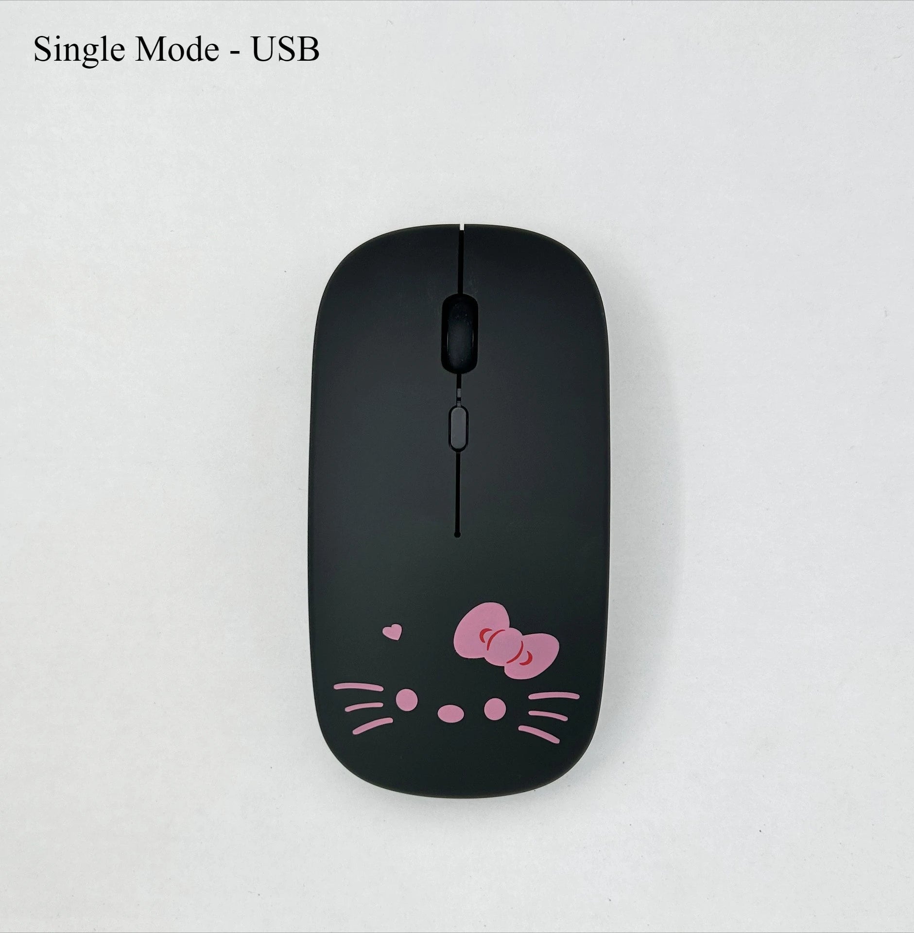 Cartoon Wireless Bluetooth Mouse Hello Kitty Rechargeable Mouse Mini Ultra-thin Portable Mouses Silent Mouse for Laptop Computer