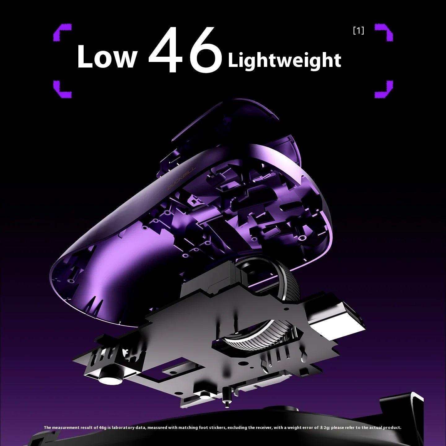 New ATK DUCKBILL Ultra Gaming Mouse Lightweight Wireless E-sport Ergonomic PAW3950Ultra 8000Hz 46g Ice-Cool Coating NORDIC 54H20