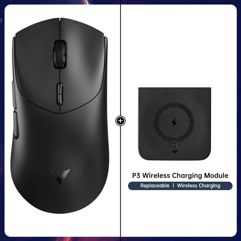 Rapoo VT7 VT7MAX Wireless Gaming Mouse True 8K Wireless Polling Rate 53g Lightweight 100-Million Mechanical Switch Macro Enabled