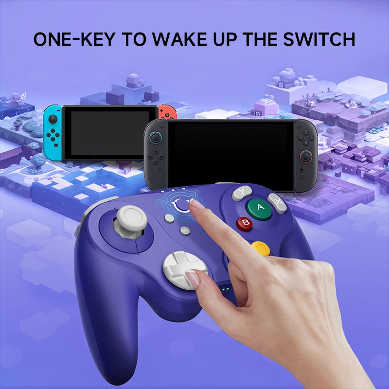 NYXI Warrior Wireless PC Joypad For Nintendo Switch Android IOS Lite Version Purple