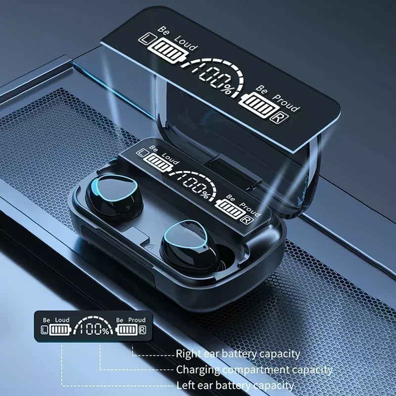 Headphones Bluetooth Wireless Earpods Sports Stereo Noise Canceling Headphone Microphone Speaker Caixa De Som Gamer