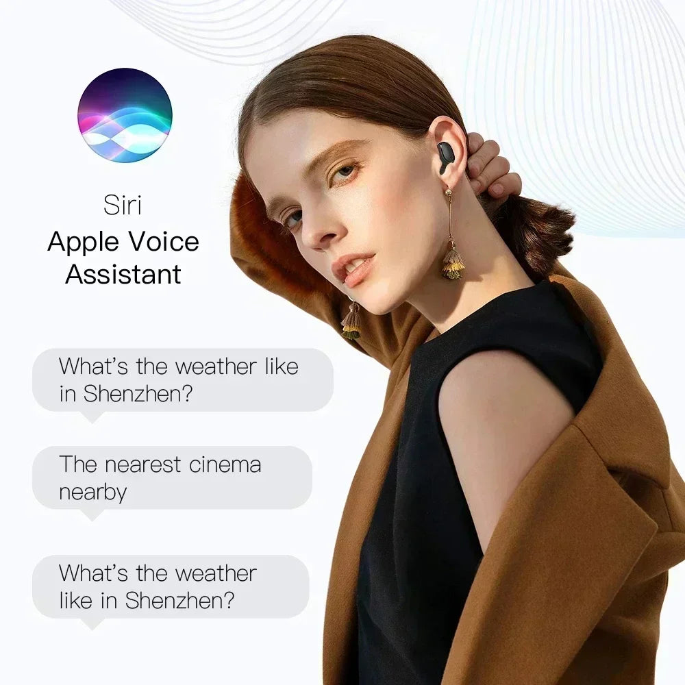 TWS Bluetooth Earphones Wireless bluetooth headset Noise Cancelling Headsets With Microphone Headphones