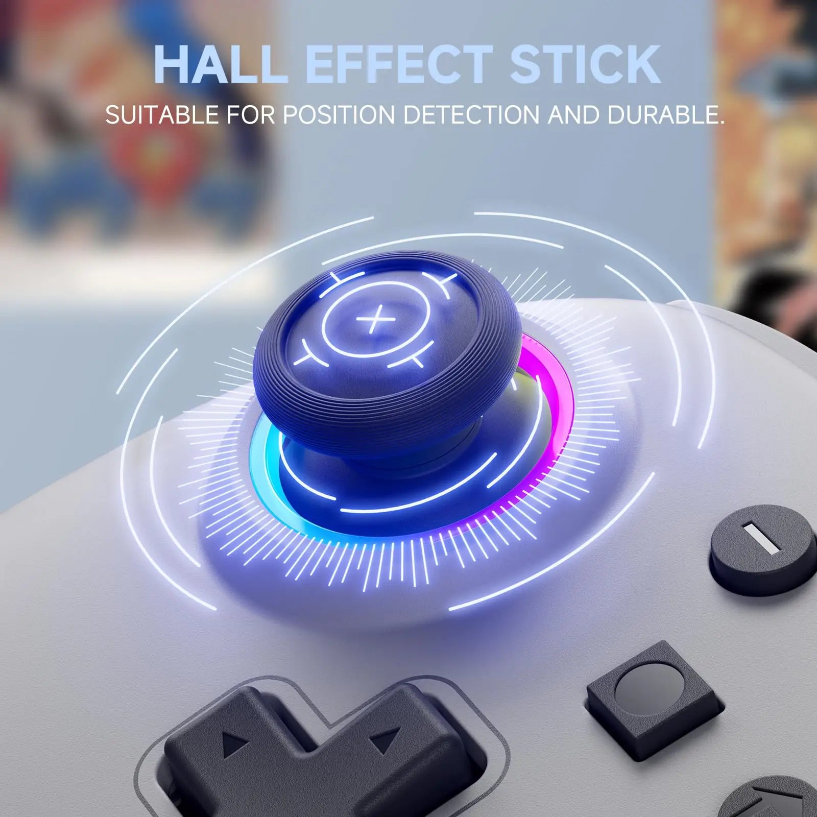 ECHTPower Wireless Controller Gamepad for Switch 2/PC Dark gray