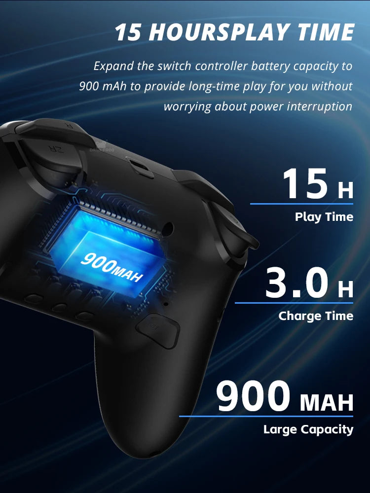 DATA FROG Wireless Pro Controller Gamepad with Programmable Function for Switch / For Switch OLED / For Switch Lite / PC